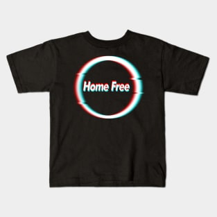 Glitch art - Home Free Kids T-Shirt